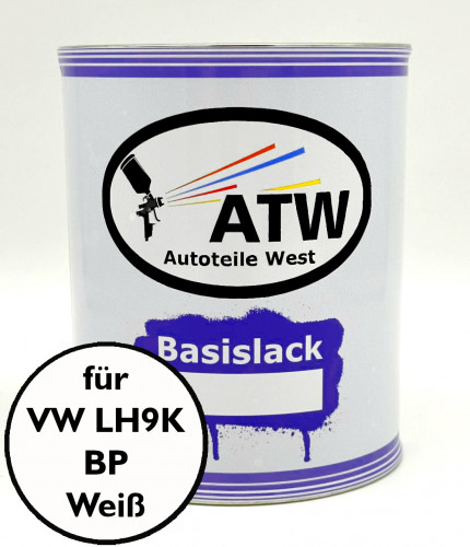 Autolack für VW LH9K BP Weiß